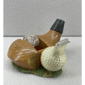 Tape Dispenser Golf Club Ball Desk Accessory Retro Office Decor VTG Novelty